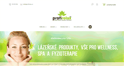 Desktop Screenshot of profirelax.cz