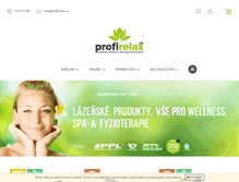 Tablet Screenshot of profirelax.cz